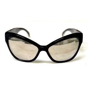 CHANEL CH 5271 c.622/T6 58mm Black Gold Mirror Sunglasses Italy Och2539 $650.00